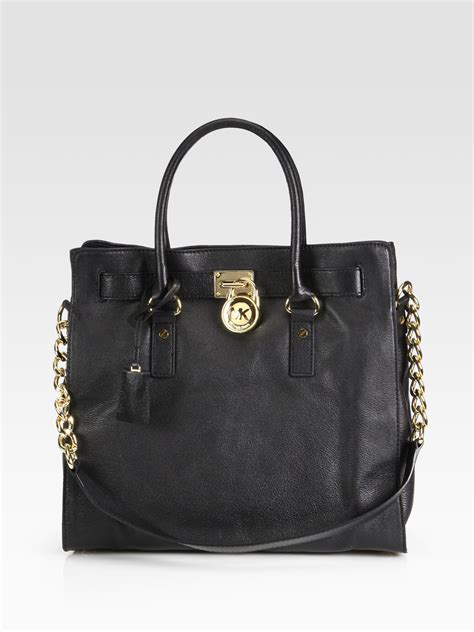 michael kors large north south hamilton tote|Michael Kors Hamilton large satchel.